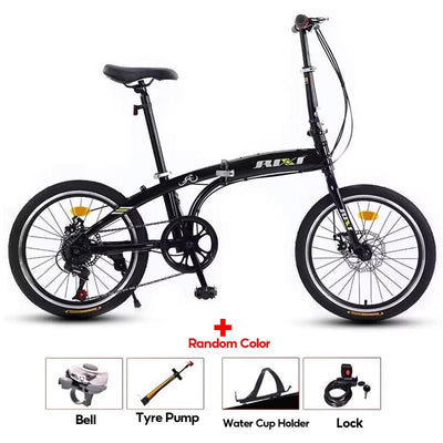 [SG READY STOCK] Gear Bicycle 20 Inch 7 Speed Foldable Bicycle Adult Tricycle Outdoor City Road