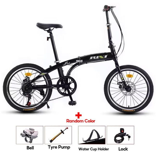 [SG READY STOCK] Gear Bicycle 20 Inch 7 Speed Foldable Bicycle Adult Tricycle Outdoor City Road