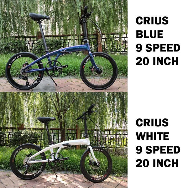 Hot Sale Crius Foldable Bicycle Shimano 11 Speed 20 Inch Bicycle Velocity Aluminum Alloy Frame Disc