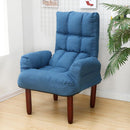 Chair Omlin Office Lazy Sofa Computer Chair Japanese Folding Reclining Chair Single Cloth Sofa 【In