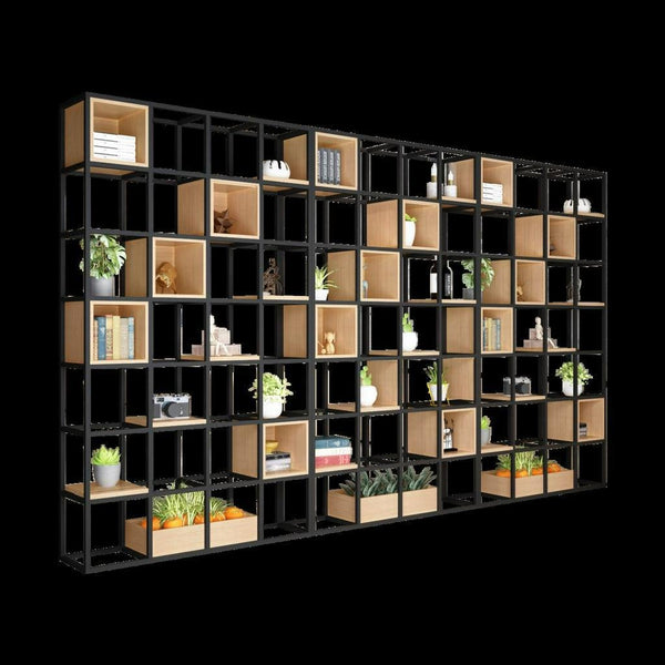 Bookshelf Nordic Iron Floor Living Room Bookcase Simple Multi-layer Storage Display Rack