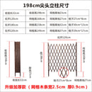 Wooden Fence Anti-corrosion Carbonized Retractable Wooden Fence Yard Fence Durable And Stable Yard