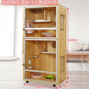 RUNPET Chinchilla Cabinet Super Large Solid Wood Ecological Board Chinchilla Villa Pet Products Cage