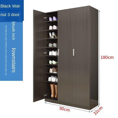 Shoe Cabinet Household Door Large Capacity Space-saving Solid Wood Special Price Economical