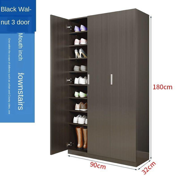 Shoe Cabinet Household Door Large Capacity Space-saving Solid Wood Special Price Economical