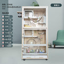 Byto Chinchilla Cage Solid Wood Hamster Cage With Air Conditioning Hamster Villa Cage Large Space