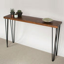 Youshang Furniture Nordic Simple Strip Rectangular Iron Solid Wood Wall Narrow Sofa Back Several