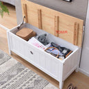 Solid Wood Replacement Shoe Stool Home Door Shoes Stool Can Sit Type Shoe Cabinet Storage Bench