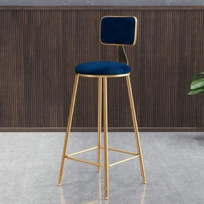 Y&u Nordic Style Wrought Iron Bar Stool Home Dining Chair Comfortable High Chair Modern High Stool