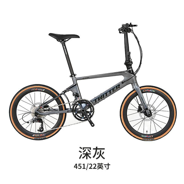 Twitter F451 Carbon Fiber Road Bike 22 Inch BMX Bike Double Oil Disc Brake Lightweight And Easy To