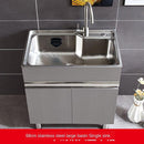 304 Sink Stainless Wash Pool Basin Steel Laundry Cabinet Bathroom Cabinets Washbasin Laundry Pool
