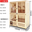 Cat Villa Cat House Pet Villa Four Seasons Universal Solid Wood Nest Closed Luxury Apartment