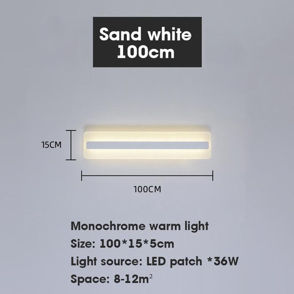 HJFA Minimalist Nordic Led Bedroom Bedside Modern Simple Style Hotel Corridor Wall Lamp