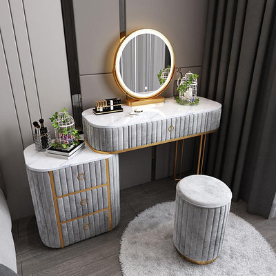 Luxury Marble Light Bedroom Net Red Style Modern Simple Storage Cabinet One Small Family Dressing