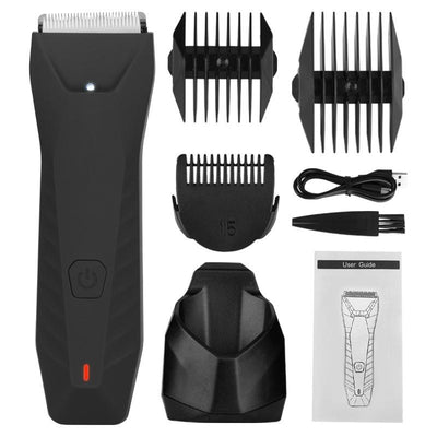 Groin Balls Trimmer Private Shaver for Man Wireless Electric Shaver Replaceable Ceramic Blades
