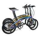 KOSDA KSD-8 Foldable Bicycle 20-inch 8-speed Aluminum Alloy Double Disc Brake Folding Bike Adult