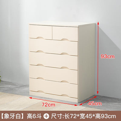 (No Need To Install) Solid Wood Storage Cabinet Modern Simple Chest Of Drawers American Bedroom