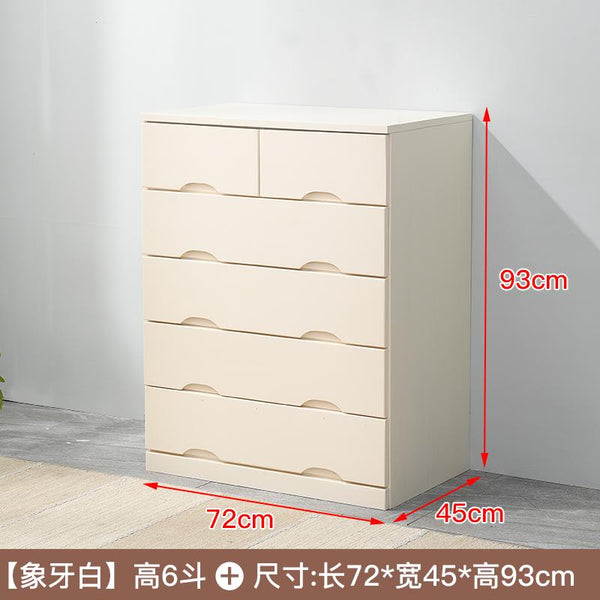 (No Need To Install) Solid Wood Storage Cabinet Modern Simple Chest Of Drawers American Bedroom