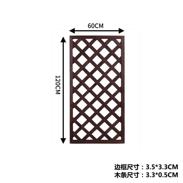 Garden Fence Anticorrosive Wood Fence Outdoor Garden Fence Climbing Flower Rack