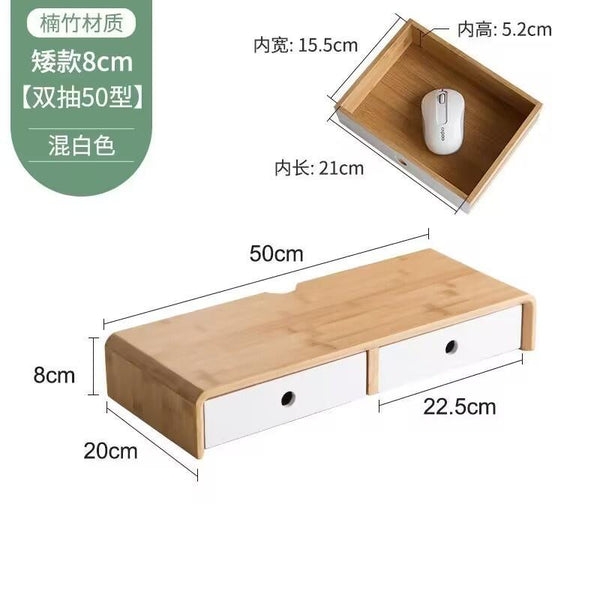 Wooden Monitor Stand Laptop Stand