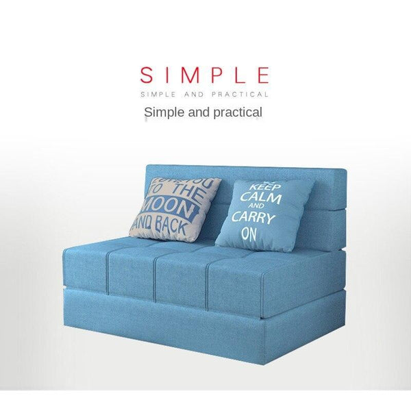 BEIMU Small Sofa Small Apartment Living Room 1.5m Double Sofa Multi-function Bed Sofa Bed Simple