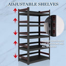 5 Tier Covered Metal Boltless Storage Racks Series | Boltless Storeroom Kitchen storage rack