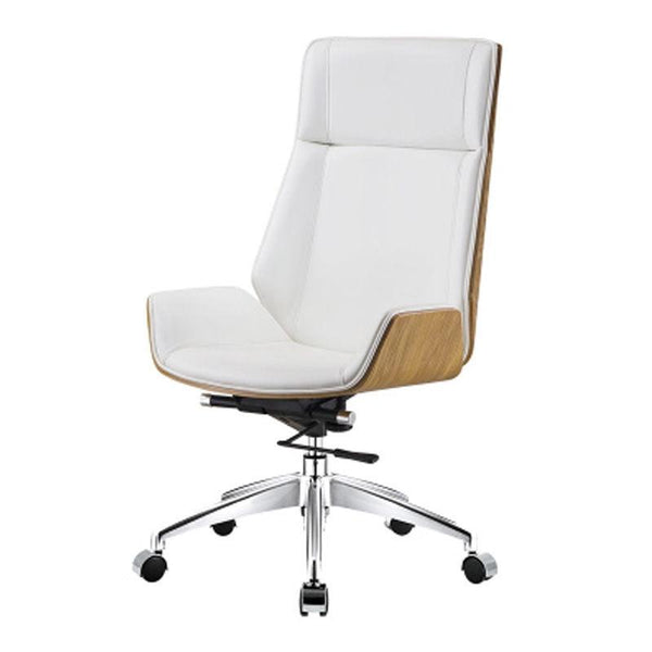 Nordic Office Chair 360°rotating And Lifting Leather Office Chair Reclining Aluminum Alloy Tripod