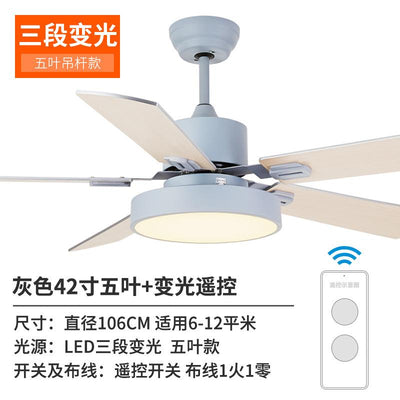 Nordic Style Ceiling Fan Lamp(Remote Control)modern Stylish Ceiling Light Living Room
