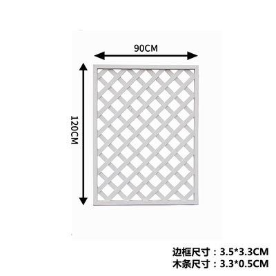 Garden Fence Anticorrosive Wood Fence Outdoor Garden Fence Climbing Flower Rack