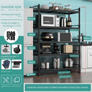 Stainless Steel Floor Type Multi-layer Microwave Oven Kitchen Utensils Pot Rack Storage Movable