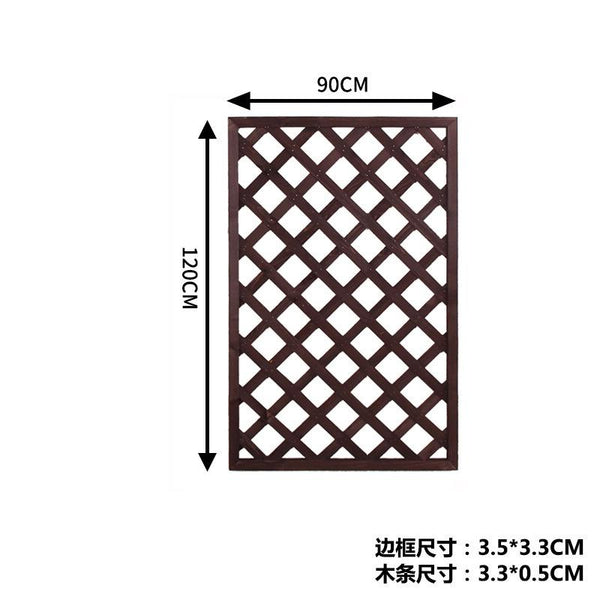 Garden Fence Anticorrosive Wood Fence Outdoor Garden Fence Climbing Flower Rack