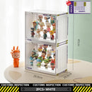 Popmart Display Box Acrylic Figurine Display Case For Blind box Lego With Display Shelf Transparent
