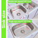 Stainless steel cabinet thickened kitchen stove sink cabinet