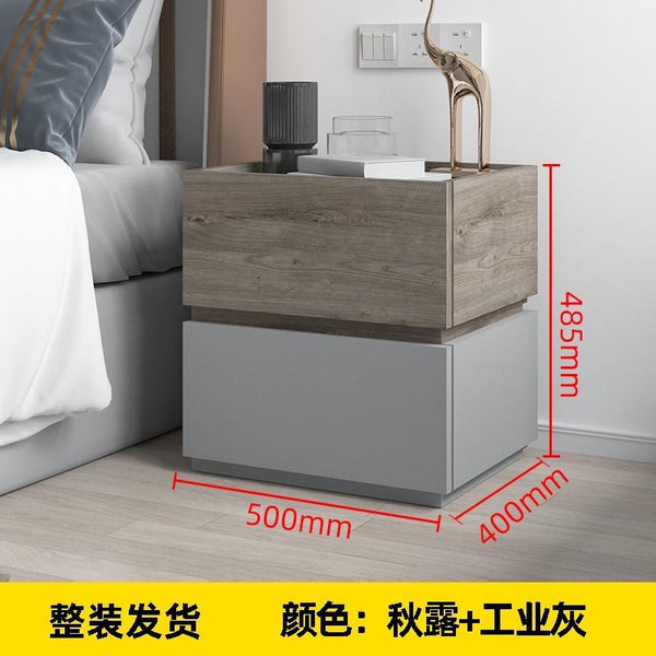 Bedside Table Modern Minimalist Bedroom Creative Nordic Living Room Storage Cabinet Set Diy Storage