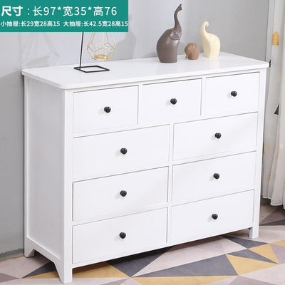 Locker Storage Cabinet Special Offer Nordic Simple Modern Bedroom Chest of Drawers Solid Wood