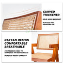 Rattan Chair Solid Wood Dining Chair Study Chairs Balcony Handmade Portable Chair