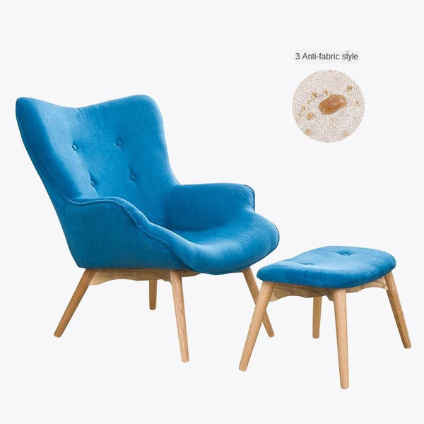 Nordic Armchair Modern Simple Small Type Leisure Tiger Chair Bedroom Balcony Lazy Man Small Sofa