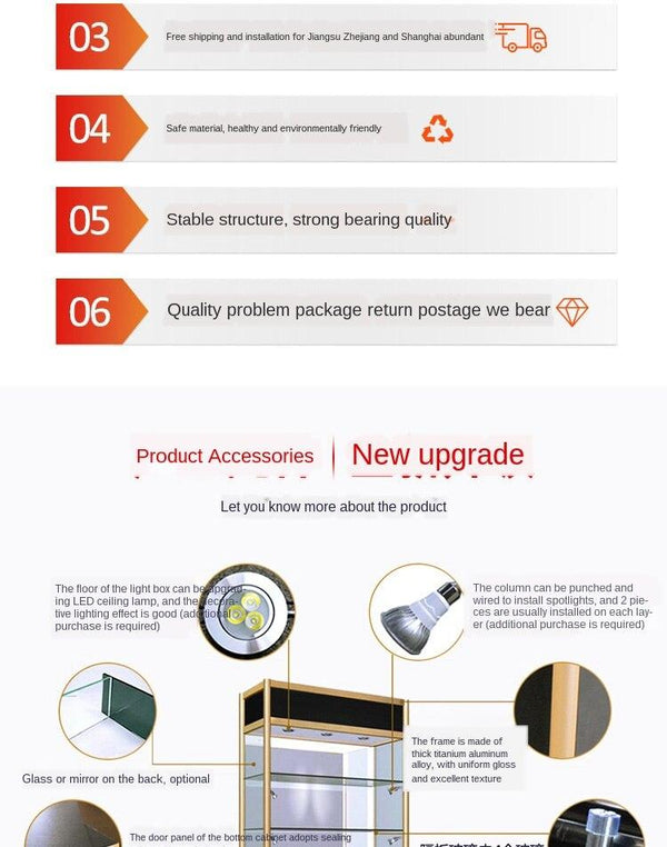 Shelf Feidasen Exhibition Hall Sample Transparent Gift Cabinet Car Model Product Display Rack
