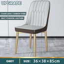 Nordic Flannel Dining Chair Living Room Leisure Chair Home Gold Leg Dining Chair Modern Hotel Chair