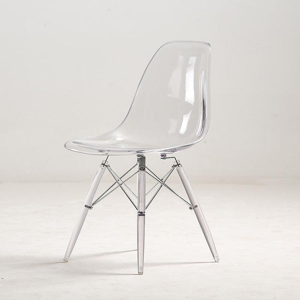 Dining 2021 Chair Transparent Nordic Stylish Table Simple Plastic Creative Casual Pc Coffee