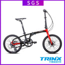 🔥In Stock🔥Trinx-Flybird Foldable Bicycle 20-inch Shimano 8-speed Aluminum Alloy Frame Folding
