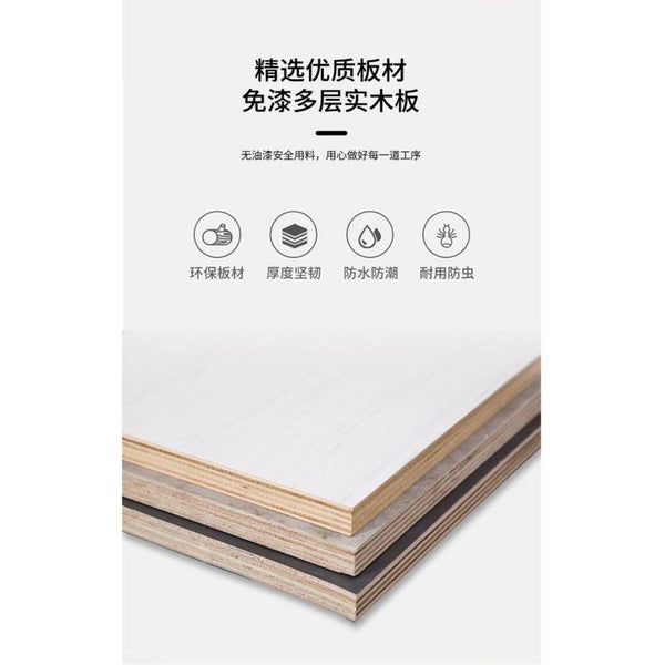 LAL Solid Wood Bathroom Cabinet Smart Mirror Cabinet With Shelf Separate Wall-mounted Towel Bar With