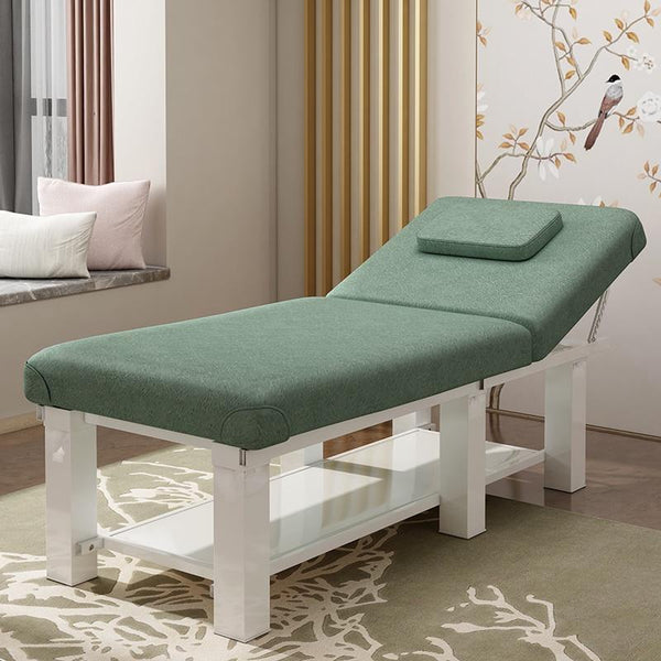 Folding Beauty Bed Body Massage Bed Treatment Bed Thickened steel pipe special for beauty salon [In