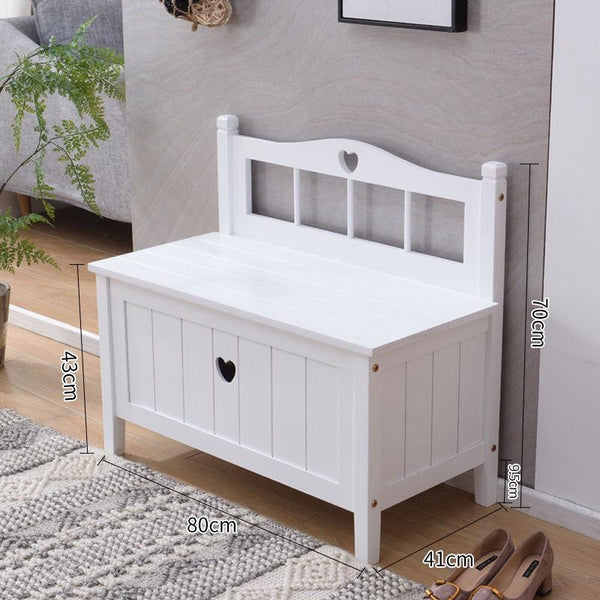 Solid Wood Replacement Shoe Stool Home Door Shoes Stool Can Sit Type Shoe Cabinet Storage Bench