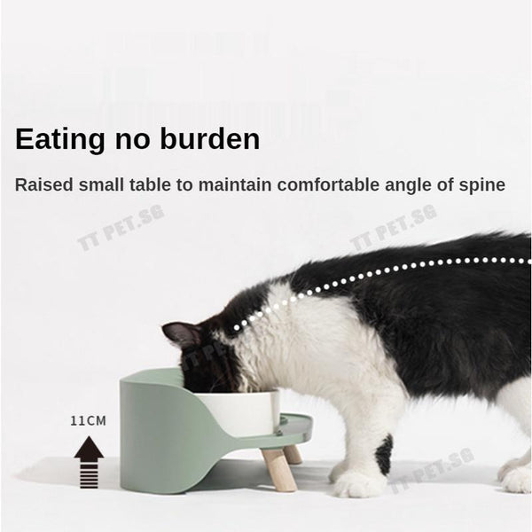 Byto Cat Bowl Adjustable Pet Raised Bowl Stainless Steel Pet Food And Water Bowls For Dog Puppy