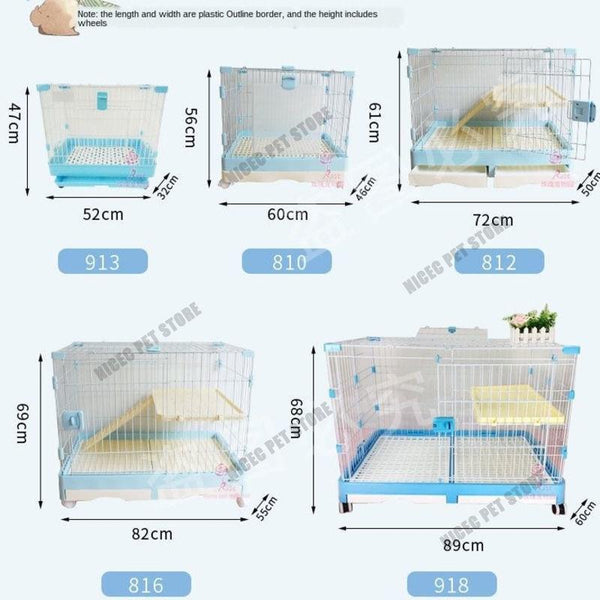 Extra Large Rabbit Cage Double-layer Type Medium Villa Dutch Hamster Cage