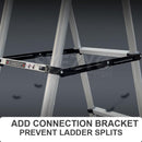 Syezyo Aluminum Alloy Ladder Thickened Multi-function Telescopic Engineering Portable Herringbone