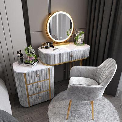 Luxury Marble Light Bedroom Net Red Style Modern Simple Storage Cabinet One Small Family Dressing