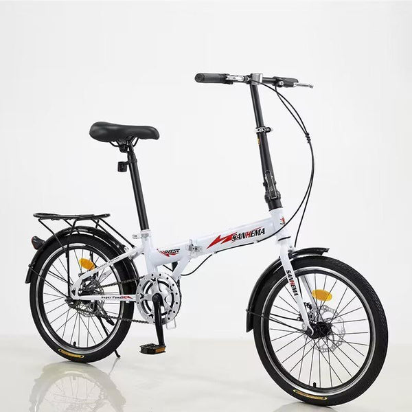 [SG READY STOCK] 20 Inch Foldable Bicycle 7-speed Variable Speed Bicycle High-carbon Steel Folding