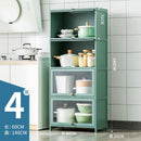 (EIYI) Kitchen Storage Cabinet Floor Multi-storey Cupboard Living Room Balcony Shelf With Door